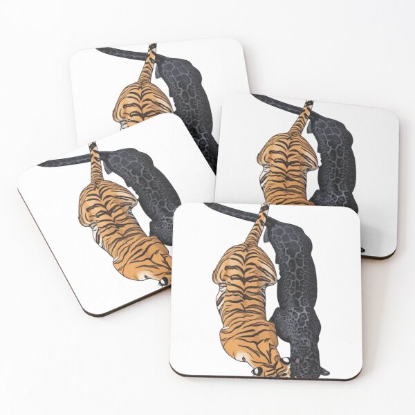 Item preview, tiger and panther designed and sold by Sk7y3e.