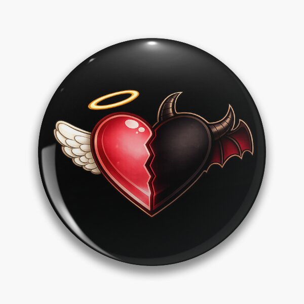 Item preview, Heaven & Hell Heart — Love Beyond Life designed and sold by DreamMachine69.
