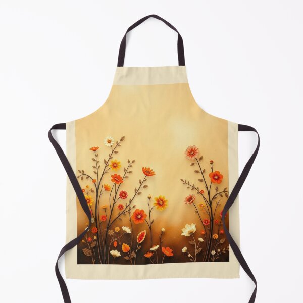 Item preview, Earth Toned Floral Field Little Flowers designed and sold by Sachie's Studio.