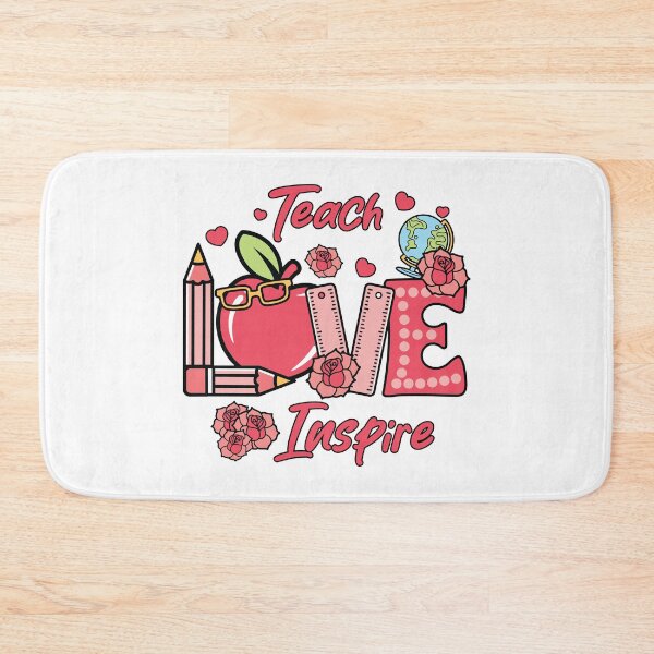 Item preview,  Teach Love Inspire - Retro Teacher Valentine Aesthetic designed and sold by Krasnovaovaova.