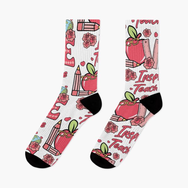 Item preview,  Teach Love Inspire - Retro Teacher Valentine Aesthetic designed and sold by Krasnovaovaova.