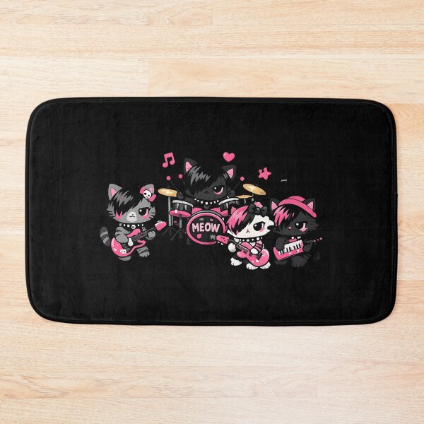 Item preview, music emo Emo Cat Rock Band designed and sold by Uglyandcute.