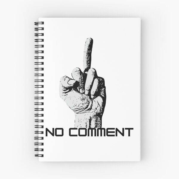 Item preview, No Comment - Hand with Middle Finger Up designed and sold by MMPrintsDesign.