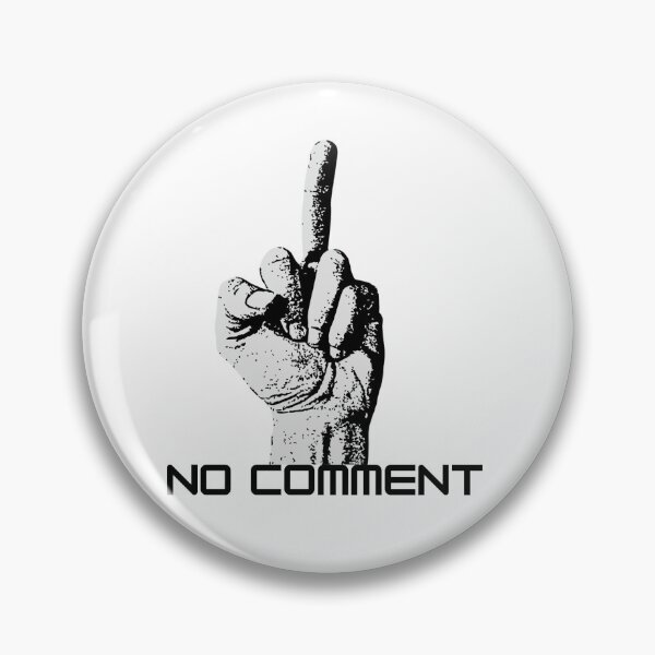 Item preview, No Comment - Hand with Middle Finger Up designed and sold by MMPrintsDesign.