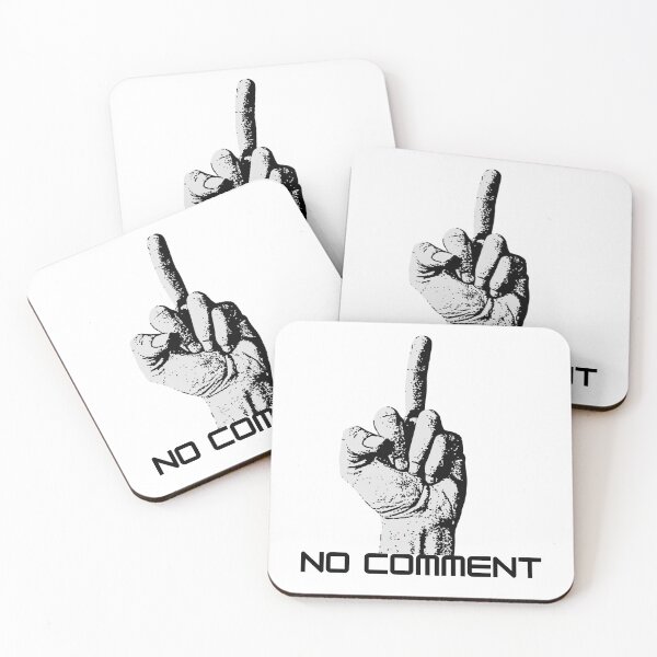 Item preview, No Comment - Hand with Middle Finger Up designed and sold by MMPrintsDesign.