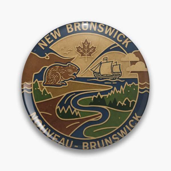 Item preview, New Brunswick Canada Vintage Travel designed and sold by AddlPoolart.