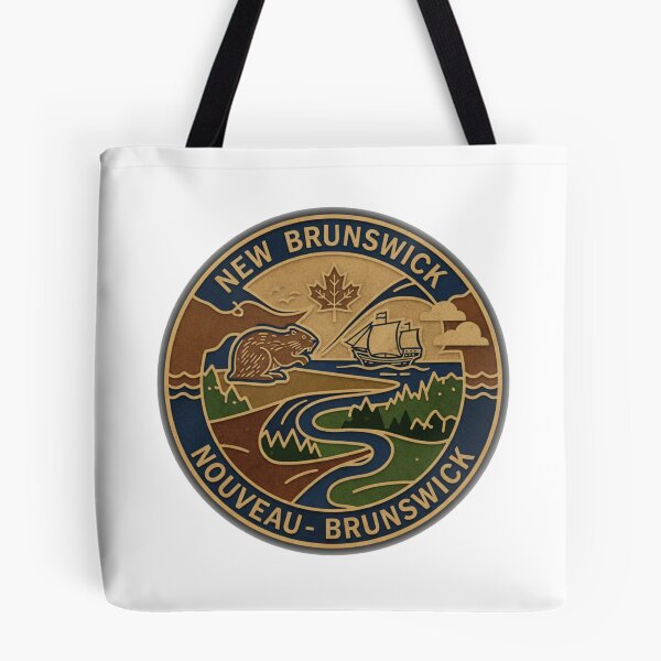Item preview, New Brunswick Canada Vintage Travel designed and sold by AddlPoolart.