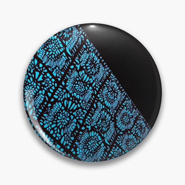 Item preview, Diagonal Blue Lace Pattern designed and sold by Sachie's Studio.