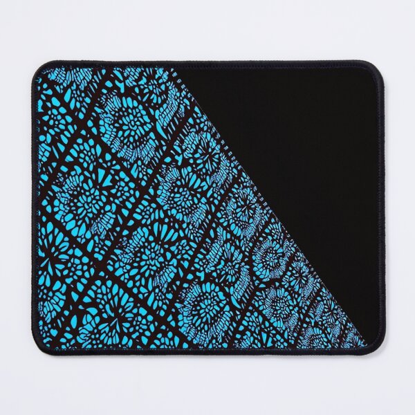Item preview, Diagonal Blue Lace Pattern designed and sold by Sachie's Studio.