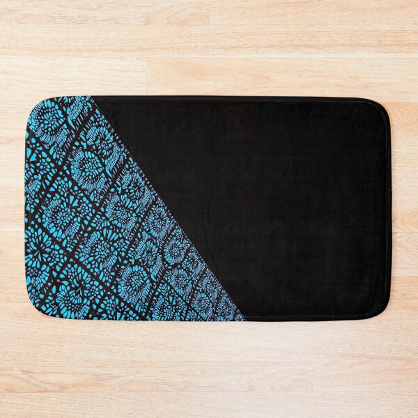 Item preview, Diagonal Blue Lace Pattern designed and sold by Sachie's Studio.