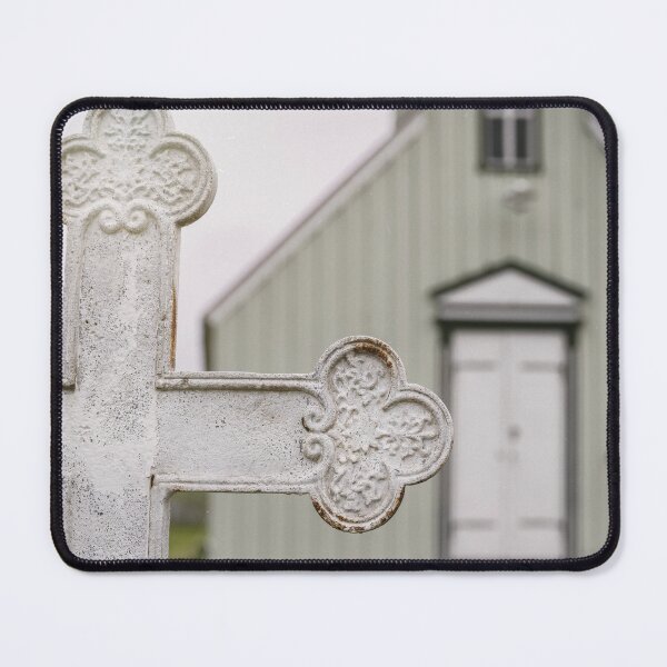 Item preview, Icelandic Church and Cemetery designed and sold by PhotoArt by Joan Carroll.