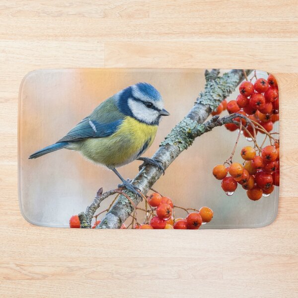 Item preview, Little Blue Tit on Rowan Branch designed and sold by Tridentulus.