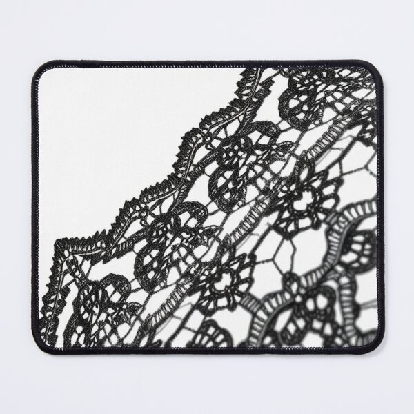 Item preview, Diagonal Black Lace Pattern designed and sold by Sachie's Studio.