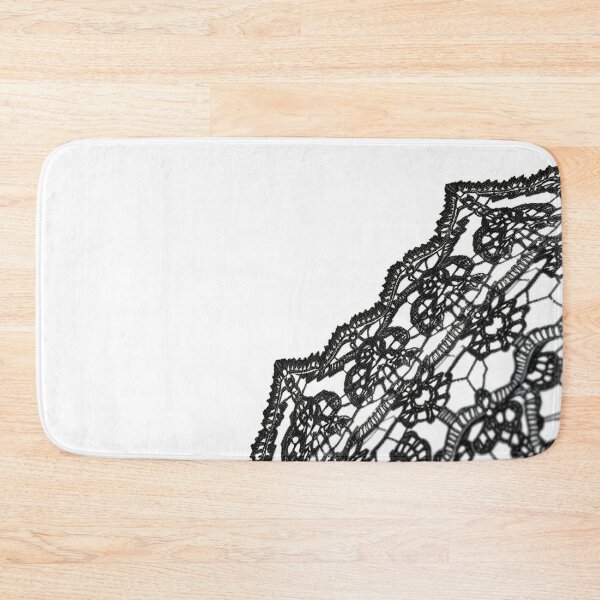 Item preview, Diagonal Black Lace Pattern designed and sold by Sachie's Studio.
