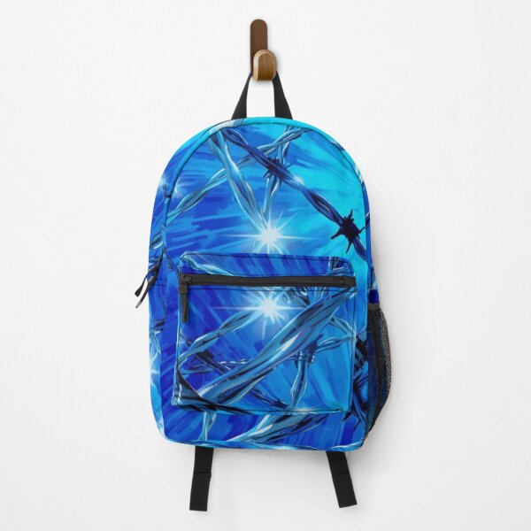 Item preview, Blue Metallic Barbed Wire Pattern designed and sold by Mark Cannon.