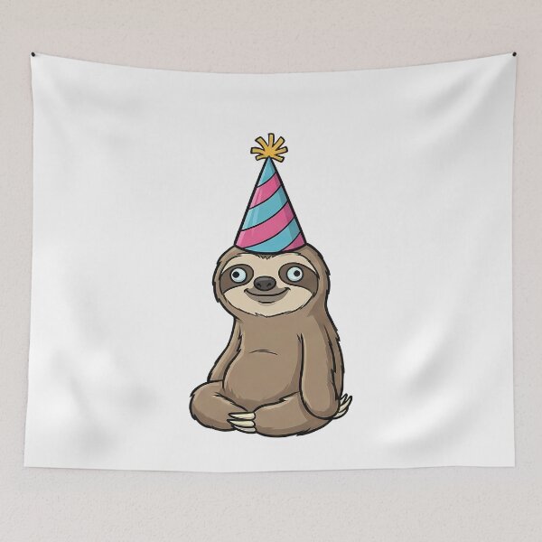 Item preview, Cute Party Sloth Animal Celebration designed and sold by k3rstman1.