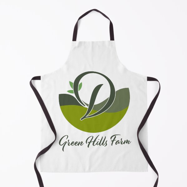 Item preview, Green Hills Farm Logo - Organic Nature Emblem with Leafy Hills designed and sold by RyanBelandres.
