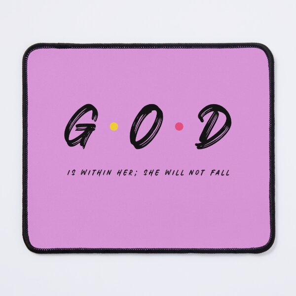 Item preview, God Is Within Her; She Will Not Fall designed and sold by Zoaluxe.
