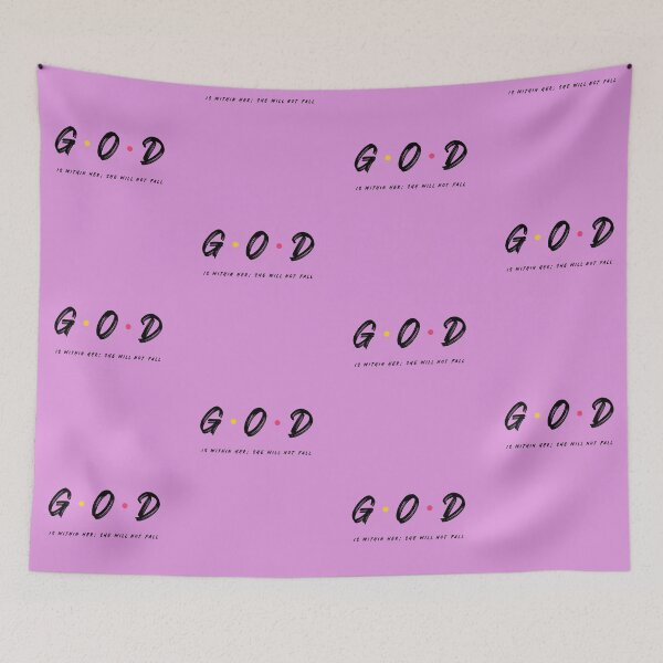 Item preview, God Is Within Her; She Will Not Fall designed and sold by Zoaluxe.