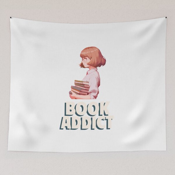 Item preview, Book Addict avid reader designed and sold by The Sporty Nerd.