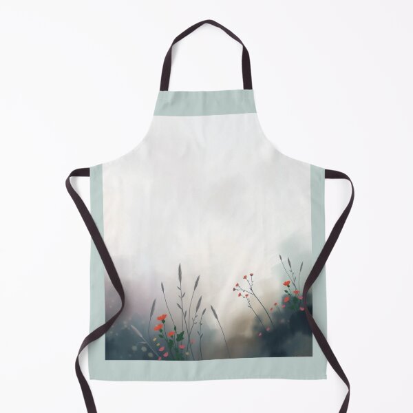 Item preview, Delicate Foggy Red Little Flowers designed and sold by Sachie's Studio.