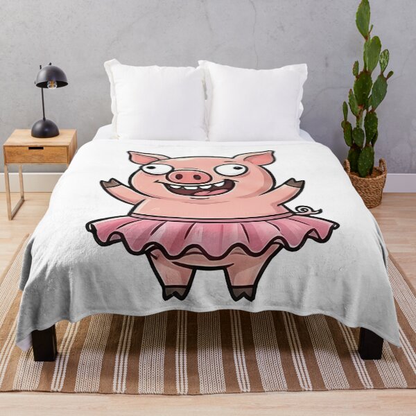 Item preview, Funny Cartoon Pig Ballerina Dance designed and sold by k3rstman1.