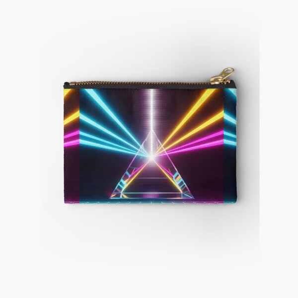 Item preview, Neon Laser Beam Pyramid - Abstract Darkwave Reflection designed and sold by powersunlight.