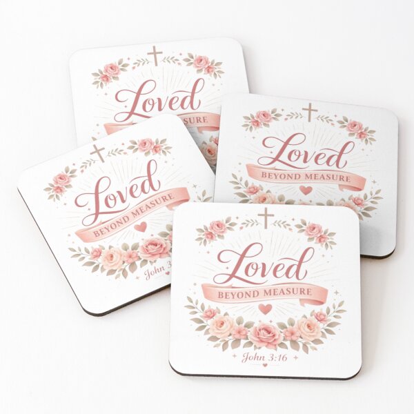 Item preview, Loved Beyond Measure – John 3:16 Christian Faith Design designed and sold by Nara8.