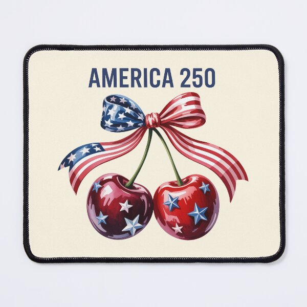 Item preview, America 250 Patriotic Cherries Vintage Design designed and sold by cabana.space.