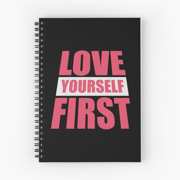 Item preview, Love Yourself First Self Care Empowerment Quote designed and sold by shirt-o-mat.