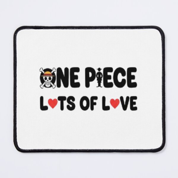 Item preview, One Piece Lots of Love Shirt – Cute Anime Valentine Text Design designed and sold by ColorsSoul ⭐️⭐️⭐️⭐️⭐️.