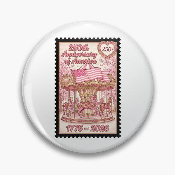 Item preview, Pink Carousel Horse | USA 250th Anniversary of America designed and sold by G350.
