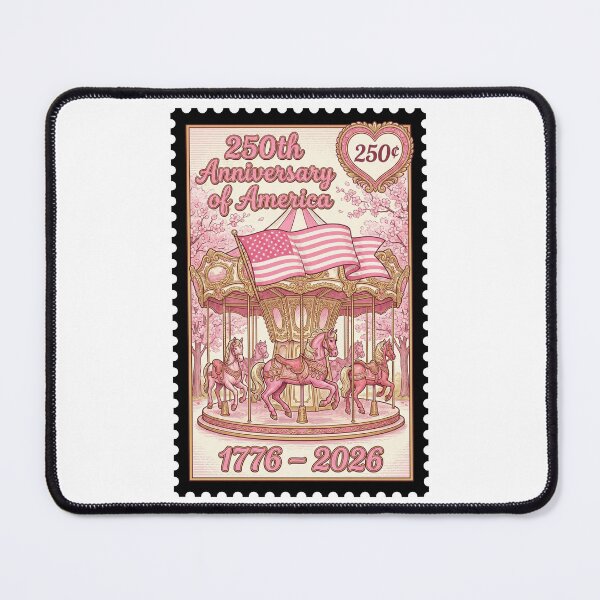 Item preview, Pink Carousel Horse | USA 250th Anniversary of America designed and sold by G350.