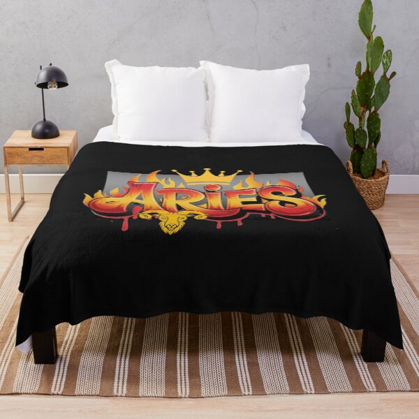 Item preview, Aries Zodiac King – Fire Ram Crown Astrology Design designed and sold by Aquarius-club.