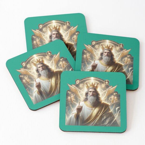 Item preview,  Revelation 1:8 – Alpha and Omega, The Eternal Almighty King (3D Majestic Character)  designed and sold by PaintMeWorld.