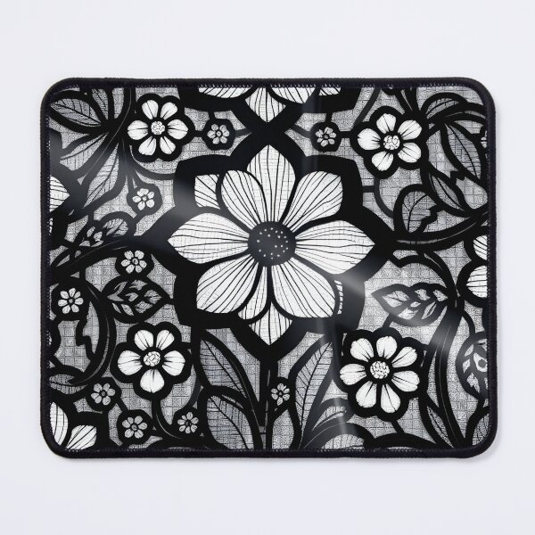 Item preview, Black Lace Floral Little Flowers designed and sold by Sachie's Studio.