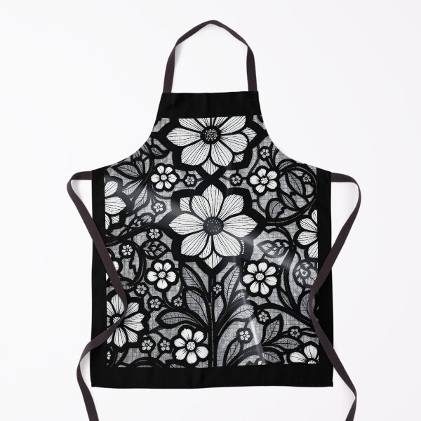 Item preview, Black Lace Floral Little Flowers designed and sold by Sachie's Studio.