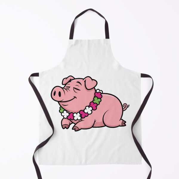 Item preview, Cute Hawaiian Pig Lei Relaxing designed and sold by k3rstman1.