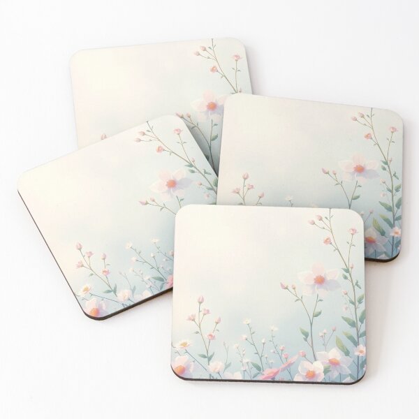 Item preview, Anime Style Little Flowers designed and sold by Sachie's Studio.