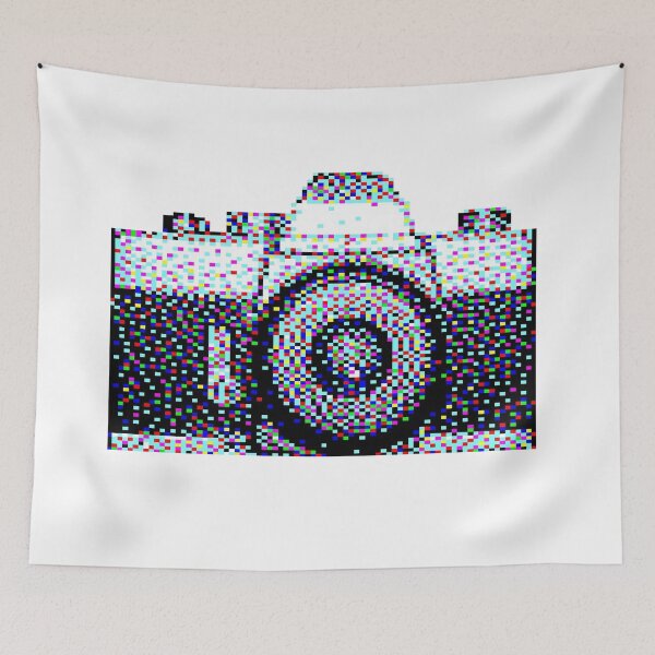 Item preview, 8-bit Vintage Camera Pixel Art designed and sold by Memes N Lore .