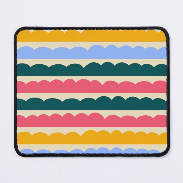 Item preview, Vibrant Wavy Stripe Pattern – Bold & Colorful Scalloped Design designed and sold by Vicci Lou Illustration .
