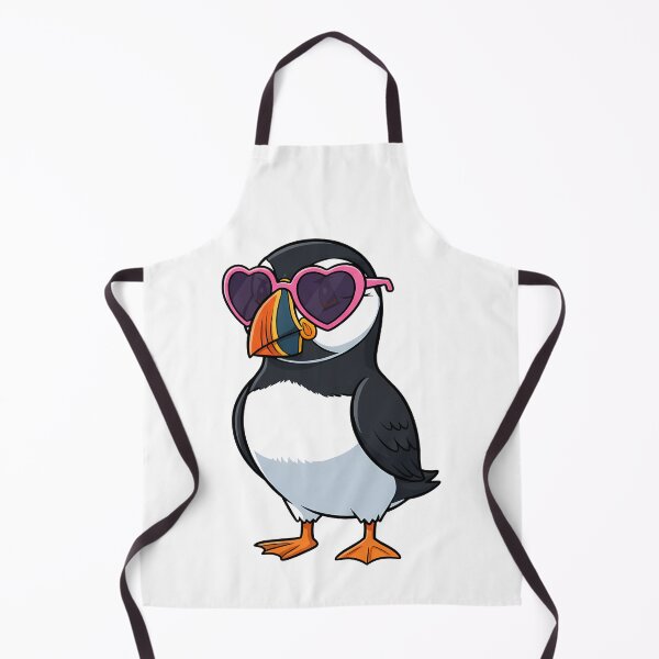 Item preview, Cute Puffin Wearing Pink Heart Sunglasses designed and sold by k3rstman1.