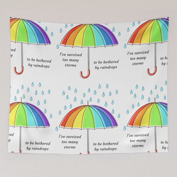 Item preview, Raindrops designed and sold by LiteraryLoves.
