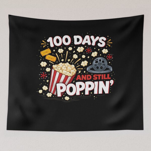 Item preview, 100 Days And Still Poppin Colorful Funky Sparkle Multi Color 100th Day Of School Teacher Shirt designed and sold by JaaCreativeShop.