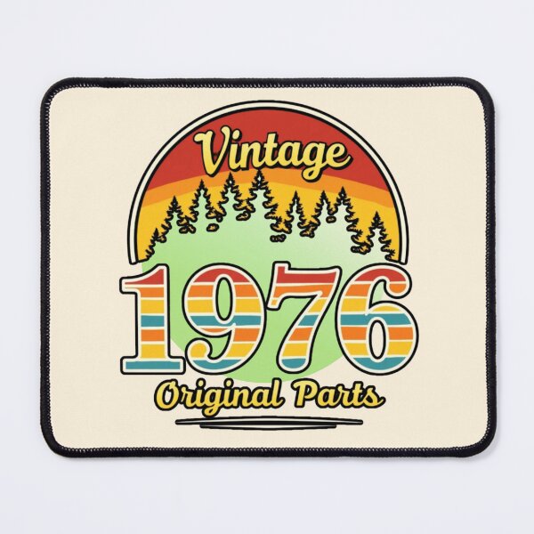 Item preview, Vintage 1976 Original Parts - Retro 50th Birthday Design designed and sold by PriyaMagic.