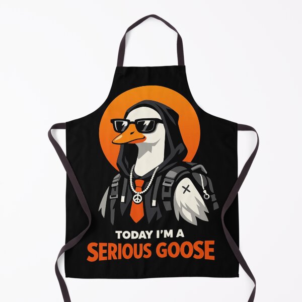 Item preview, Today I’m a Serious Goose - Funny Edgy Bird Meme designed and sold by WavesStation.