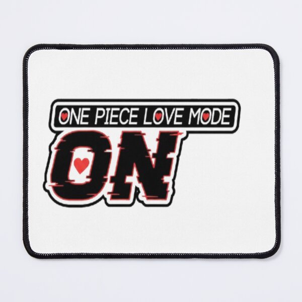 Item preview, One Piece Love Mode On Shirt – Modern Anime Valentine Text Design designed and sold by ColorsSoul ⭐️⭐️⭐️⭐️⭐️.