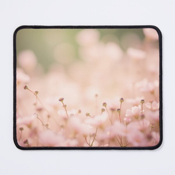 Item preview, Tiny Peach Floral Bokeh Little Flowers designed and sold by Sachie's Studio.