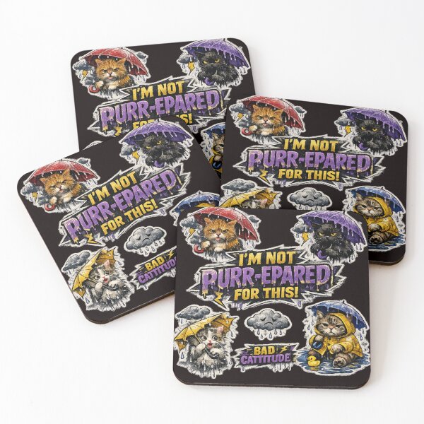 Item preview, Grumpy cats designed and sold by Chaotic Critters.