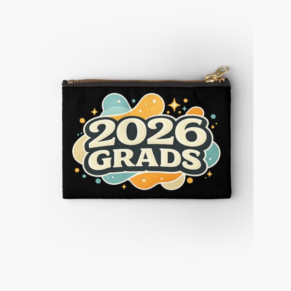 Item preview, 2026 Grads Fun Color Splash Badge designed and sold by PunchDrop.